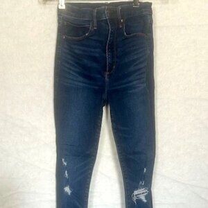 Women's Abercrombie & Fitch Ultra High Rise Super Skinny Jeans Size 25/0